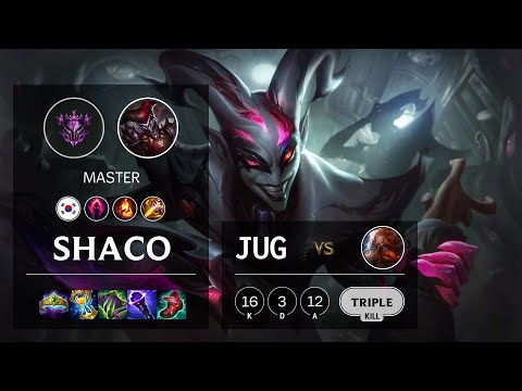 Shaco Jungle vs Gragas - KR Master Patch 11.23