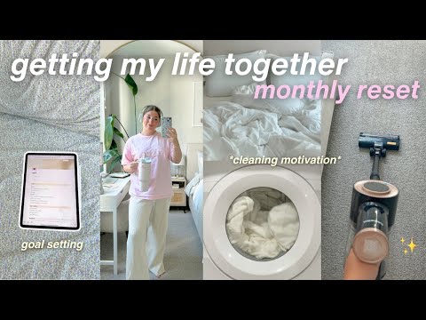 MONTHLY RESET ROUTINE 💌 getting my life together for a new month (may reset 2024)