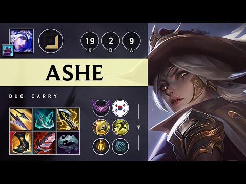Ashe ADC vs Vayne - KR Master Patch 25.12