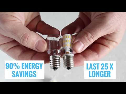 Replace Whirlpool 8206232A Microwave Bulb for LED Bulb & SAVE MONEY!