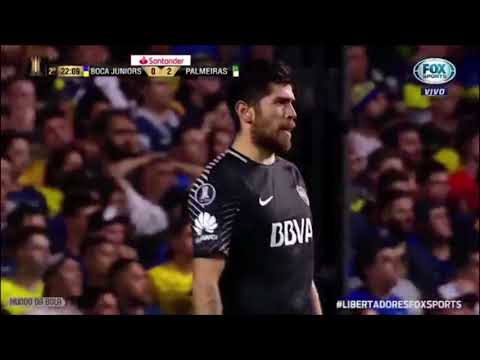 Gol de Lucas Lima (0-2) a Boca, relato Daniel Mollo. Copa Libertadores 2018