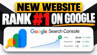 How to Rank a NEW Website #1 on Google With AI SEO!