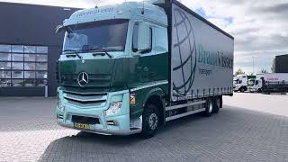 Camion rideaux coulissants Mercedes-Benz Actros 2745 6x2 bakwagen Sliding curtains / Volume à vendre - Image 4 | Autoline FR Camion rideaux coulissants Mercedes-Benz Actros 2745 6x2 bakwagen Sliding curtains / Volume | Image 4 - Autoline