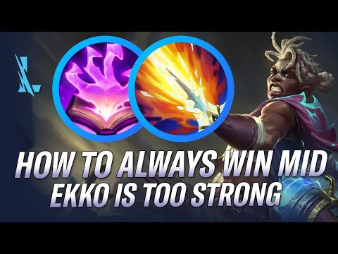 HOW TO WIN MID LANE EVERY GAME! EKKO IS TOO GOOD RIGHT NOW! | RiftGuides | WildRift