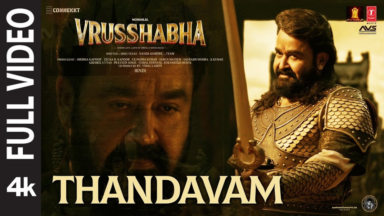 Vrusshabha: Thandavam (Full Video) | Mohanlal, Samarjit Lankesh, Nayan | Sam CS | Nanda Kishore