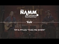 Tim & Myles Thompson "Take Me Down" Live at NAMM 2017 - Taylor Guitars