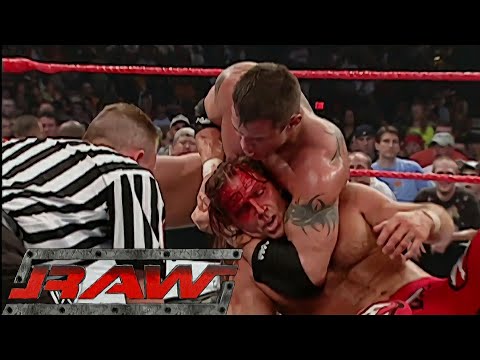 Randy Orton vs Shawn Michaels (Bloody) RAW Jun 07,2004