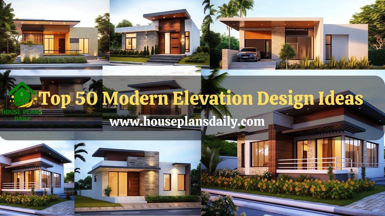 Top 50 Modern Elevation Design Ideas | House Plans Daily