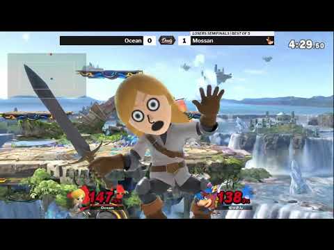 DDD 49SSBU Losers Semis - Ocean (Mii Sword Fighter) vs Mossan (Banjo & Kazooie)