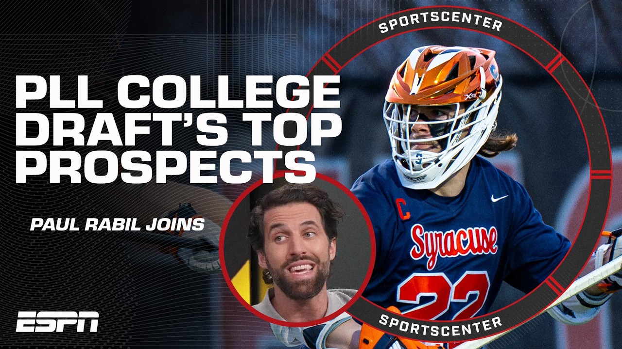 Who will be the No. 1 pick in the PLL College Draft⁉️ PREVIEWING the top prospects 👀 | SportsCenter