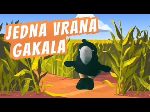 Jedna vrana gakala i po polju skakala - Brojalica za decu uz muzičku pratnju