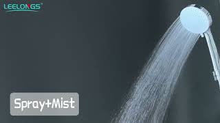 2910 3 Modes Water Saving 10 CM Plastic Chromed High Pressure Handheld Shower #leelongs #shower