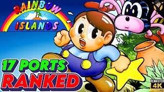Which Version of Rainbow Islands Did I Rank No.1? (4K Remaster) #rainbowisland #taito #arcadegames