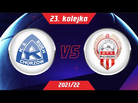 Ruch Chorzów - Pogoń Grodzisk Mazowiecki skrót meczu 23 kolejka Ewinner 2 liga