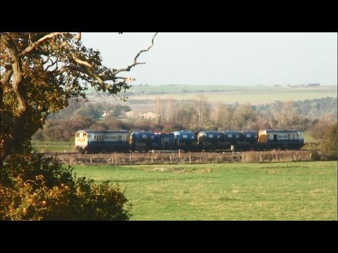 20142 & 20189 at Arundel with 3W92, 31st October 2014