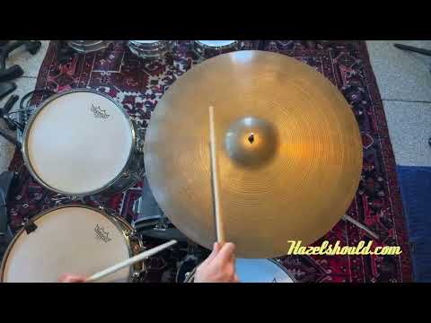 1960s Vintage Zildjian 22” LUSH Light Crash Ride 2754 g Hand Hammered! Versatile! Smooth! image 5