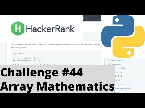 Array Mathematics Hackerrank Python Solution English Explanation