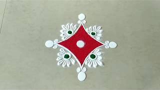 Small and easy rangoli design