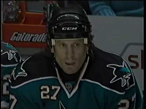 Calgary Flames @ San Jose Sharks (Game 2) - April 10, 2008 - Jim Vandermeer, Brian Campbell