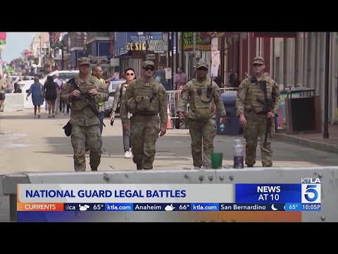 States battle Trump over national guard deployment
