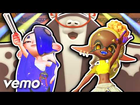 ♪ Till Depth Do Us Part 𝓖𝓻𝓪𝓷𝓭 𝓕𝓮𝓼𝓽 🌈 Caitlin Koi Lyric Video | Splatoon 3