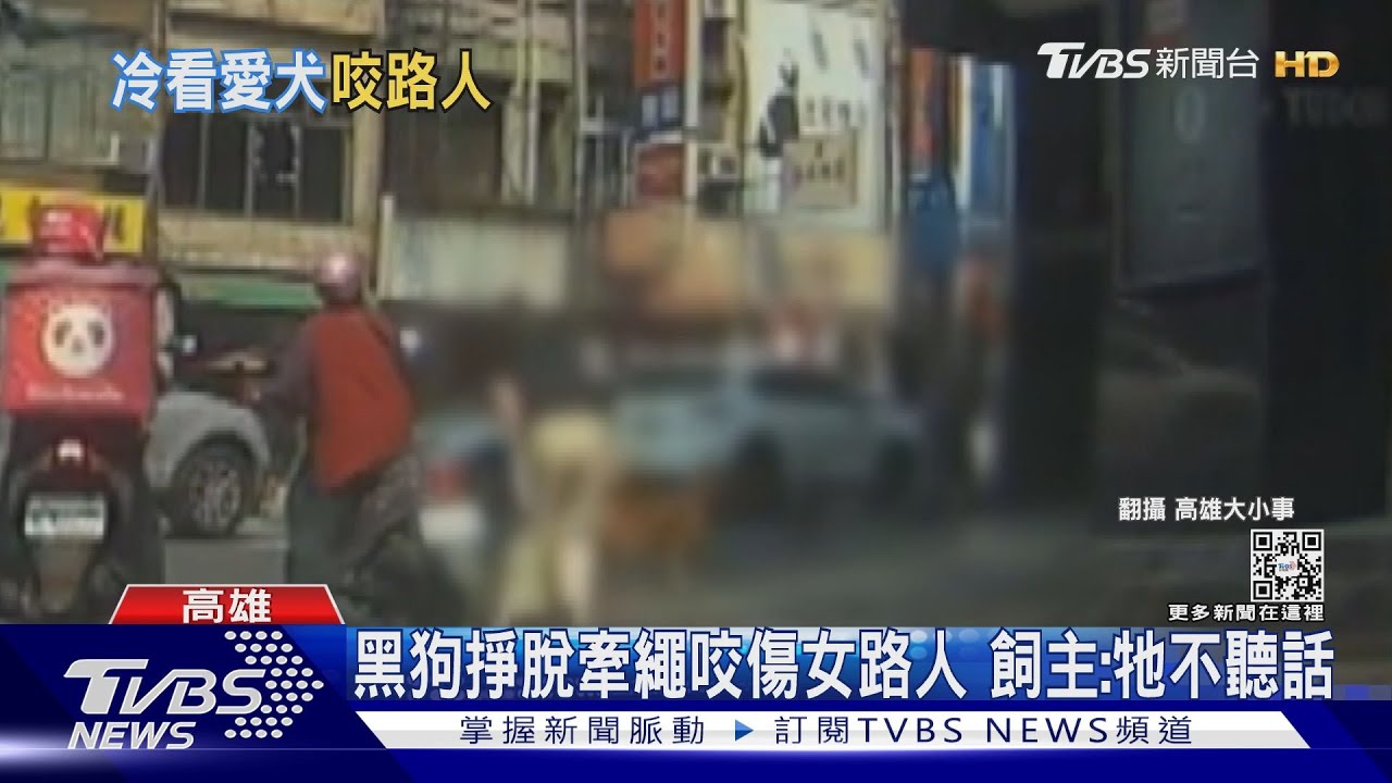 嚇慘!女路人突遭黑狗攻擊 飼主:牠不聽我的話