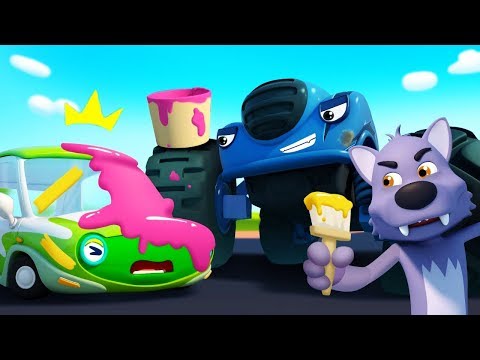 Monster Police Car Chases Trouble Maker | Police Cartoon | Nursery Rhymes | Kids Songs | BabyBus
