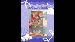 Card show haul! #pokemon #pokemoncards #cardshow #haul #surgingsparks #journeytogether #fyp #explore