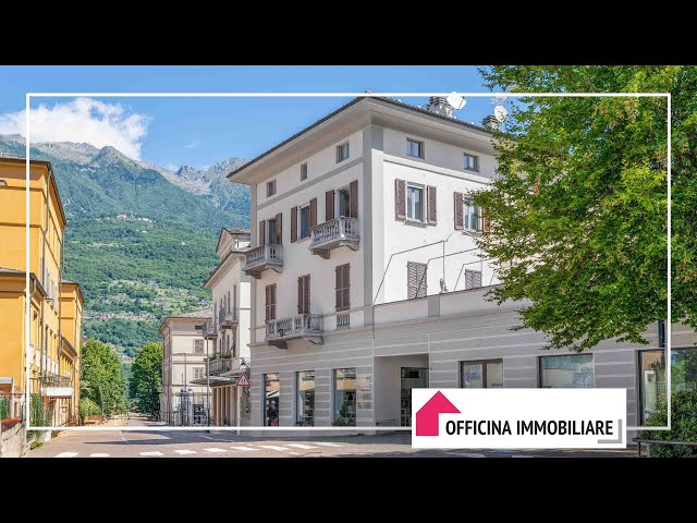 NEL CENTRO DI MORBEGNO, SPLENDIDO TRILOCALE CON BOX