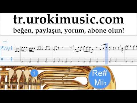 Tuba Nasıl Çalınır Charlie Puth - Attention Tablatura Bölüm#2 um-i723