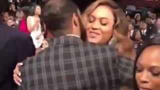 omari hardwick AKA ghost almost kisses Beyonce on mouth