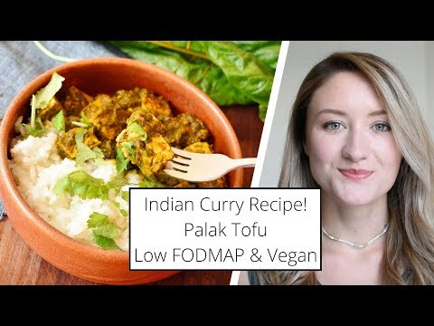 Indian Palak Tofu Curry Recipe 💚 Low FODMAP & Vegan 💚