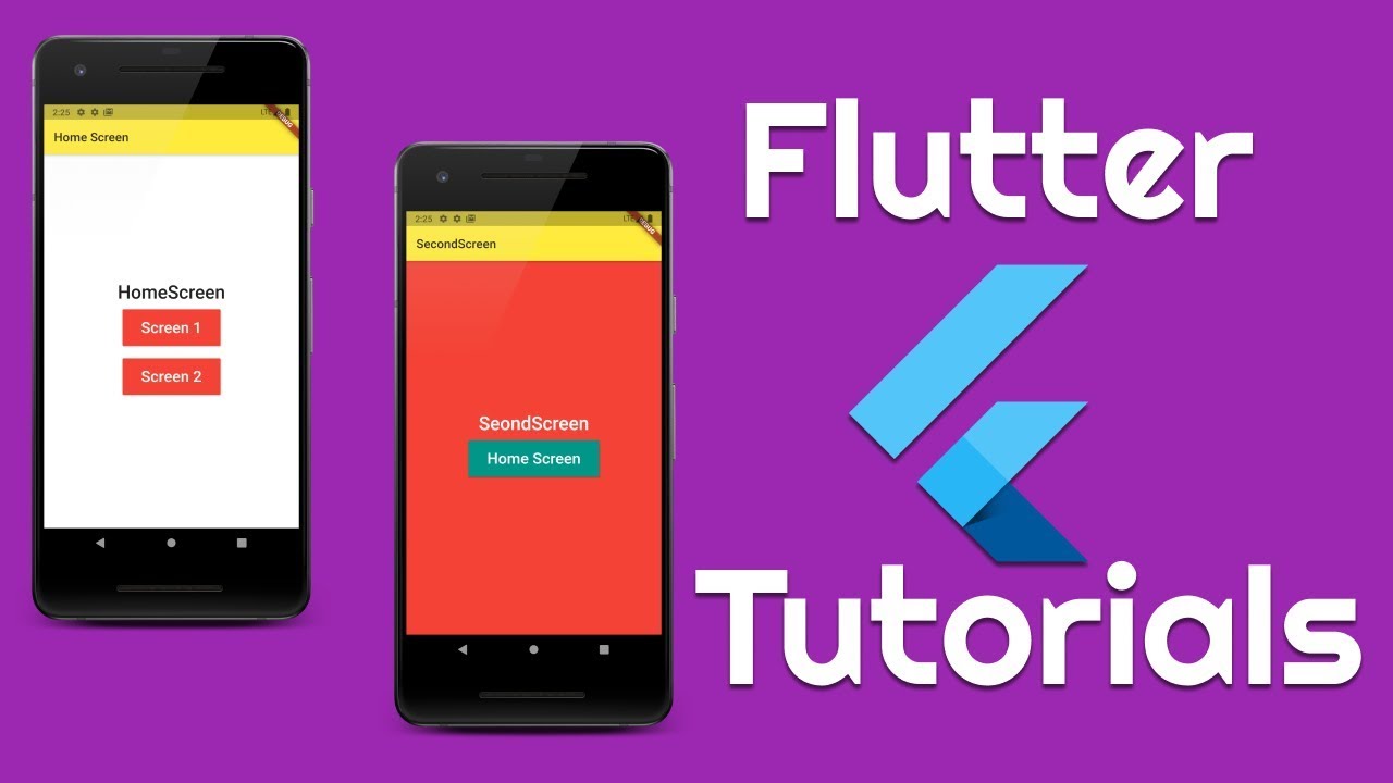 Navigation And Routing In Flutter | Switching Between Different Screens | Flutter By Desi Programmer