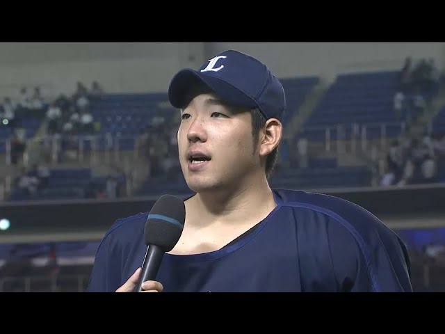 ライオンズ・菊池投手ヒーローインタビュー 2015/9/5 M-L