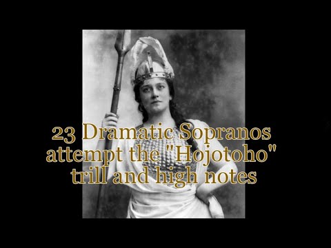 22 Dramatic Sopranos attempt the "Hojotoho!" trills and high notes