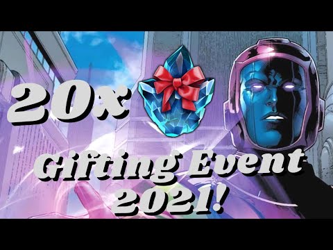 Gifting Event 2021: Opening 20 Greater Gifting Crystals! | Marvel Contest of Champions
