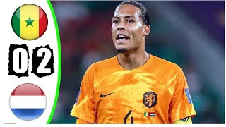 Senegal vs Netherlands 0-2 - All Gоals & Extеndеd Hіghlіghts | FiFa World Cup Qatar 2022 HD