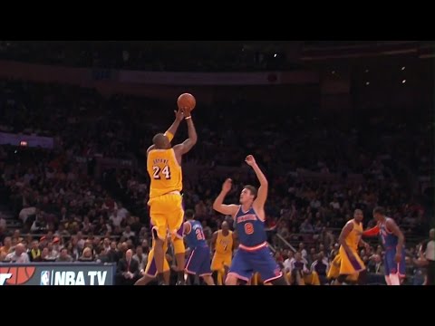 2011.02 .11 Kobe Bryant Highlights at knicks 33pts， Beautiful Shot Show！