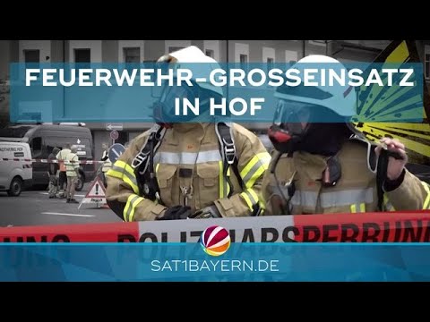 Gas strömt aus Asphalt: Großeinsatz in Hof wegen Explosionsgefahr