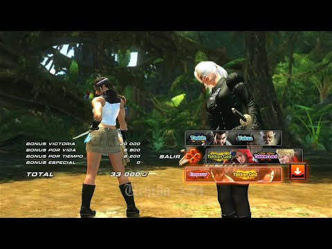 05 Asuka y Jin Kazama vs Alisa y Julia Jaycee Ryona - Tekken tag 2 ( Uchiha x24 ) Offline PS3