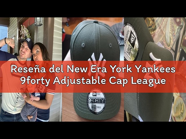 Vídeo relacionado con New Era York Yankees 9forty Adjustable Cap League Essential Stone - One-Size