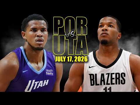 Utah Jazz vs Portland Trail Blazers Full Game Highlights - July 17, 2026 | NBA Summer League
