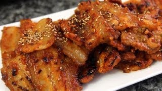 Spicy pork BBQ (Dwaejibulgogi: 돼지불고기)