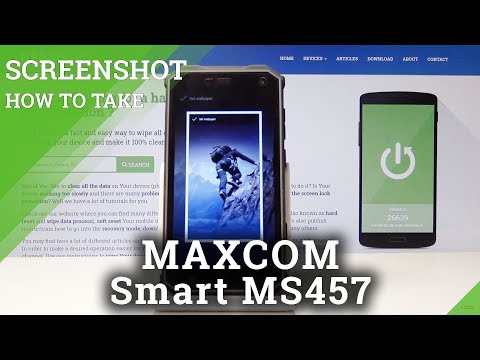 How to Take Screenshot in MAXCOM Smart MS457 Strong - Capture Screen