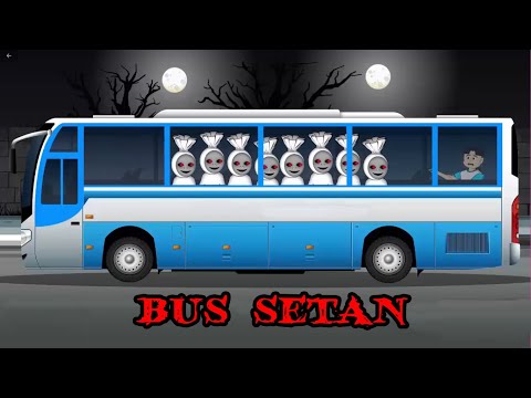 Bus Setan Full Episode - Kompilasi Bus Hantu - Kartun Hantu Lucu