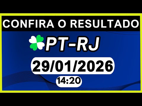 RESULTADO JB - PT-RJ e LOOK-GO 14:20 | 29/01/2026