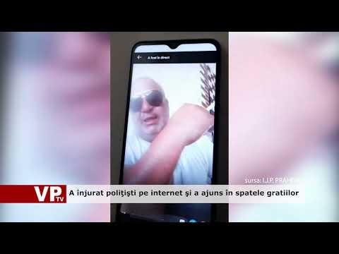 A înjurat poliţişti pe internet şi a ajuns în spatele gratiilor