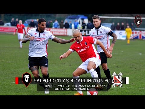 Salford City 3-4 Darlington 1883 - Evo-Stik Northern Premier League 13.02.16