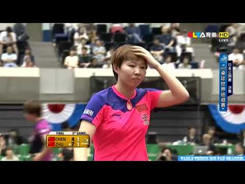 CHEN Meng  vs ZHU Yuling - Highlights - 2015 Japan Open Ws Final