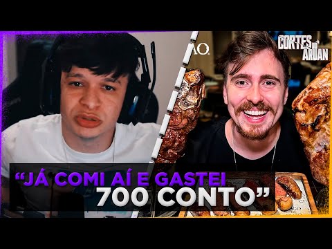 ARUAN REAGE A Primeiro rodizio de churrasco no balcão do Brasil I Fogo de Chão(GABA)-Cortes do Aruan